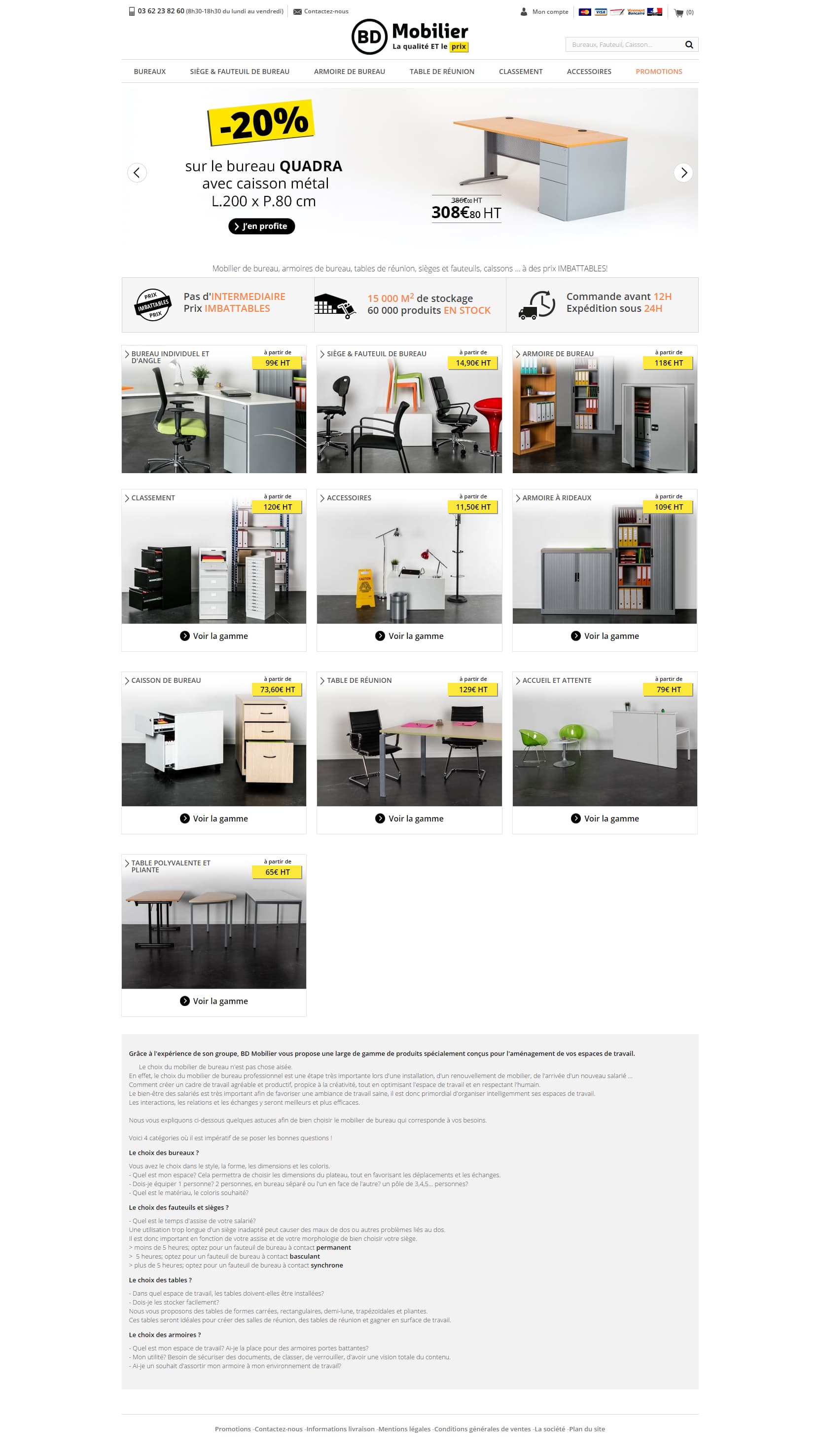 BD Mobilier - Prestashop (2016)